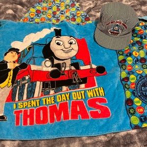 Thomas the train Bundle hat and Towel